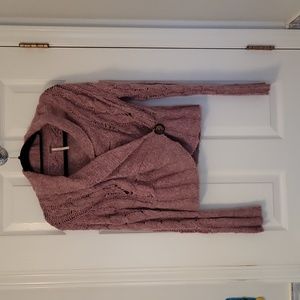 Free People Pink/ Mauve Wool Blend Sweater